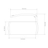 Lanterna LED recarregável ATEX 9W IP66