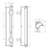 Lèche-mur LED solaire 10W