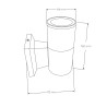 WALL LIGHT 1XGU10 BLACK