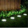 Sinal luminoso solar de LED terrestre com espigão