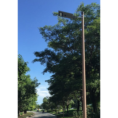Lâmpada de rua solar LED 40W iluminação pública