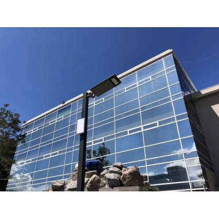 Lâmpada de rua solar LED 40W iluminação pública