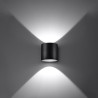 Lampada da parete ORBIS 1 nero