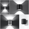 Lampada da parete ORBIS 1 nero