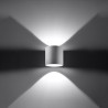 Lampada da parete ORBIS 1 bianco