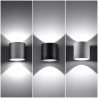 Lampada da parete ORBIS 1 bianco