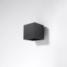 Lampada da parete QUAD 1 nero