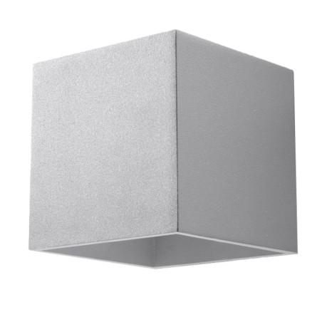 Wandleuchte QUAD 1 grau