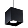 Lampada a sospensione QUAD 1 nero