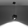 Lampada a sospensione QUAD 1 nero