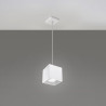 Lampada a sospensione QUAD 1 bianco