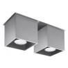 Deckenleuchte QUAD 2 grau