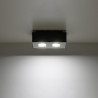 Lampada da soffitto MONO 2 nero