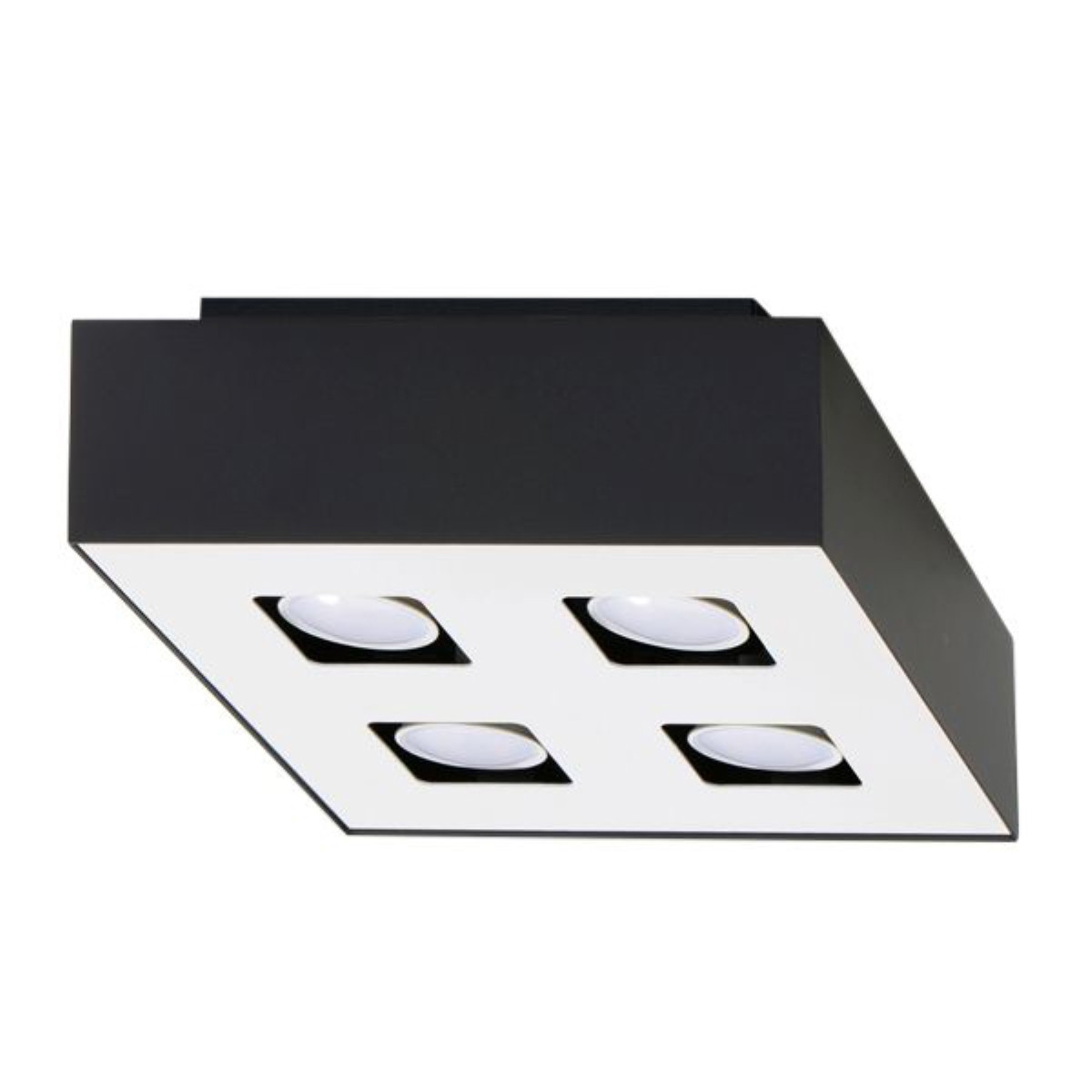 Deckenleuchte MONO 4 schwarz