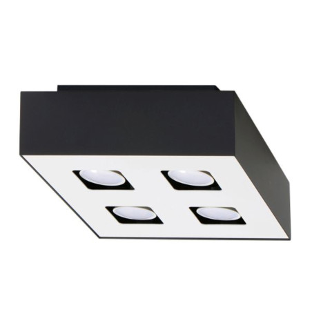 Lampada a soffitto MONO 4 nero