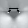 Plafonnier RING 2 noir