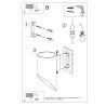 Applique PENNE 20 blanc