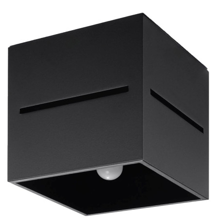 Lampada a soffitto LOBO nero
