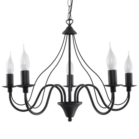 Kronleuchter MINERWA 5 schwarz