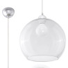 Lampada a sospensione BALL trasparente