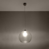 Lampada a sospensione BALL trasparente