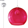 Lâmpada pendente BALL vermelha