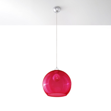 Lampada a sospensione BALL rosso