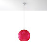 Lampada a sospensione BALL rosso