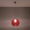 Lampada a sospensione BALL rosso