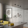 Lampe suspendue DEMI blanc