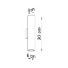 Lampe suspendue LAGOS 3L blanc
