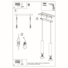 Lampe pendante LAGOS 1 noir
