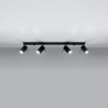 Lampada a soffitto RING 4L bianco