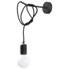 Kronleuchter EDISON 7 schwarz