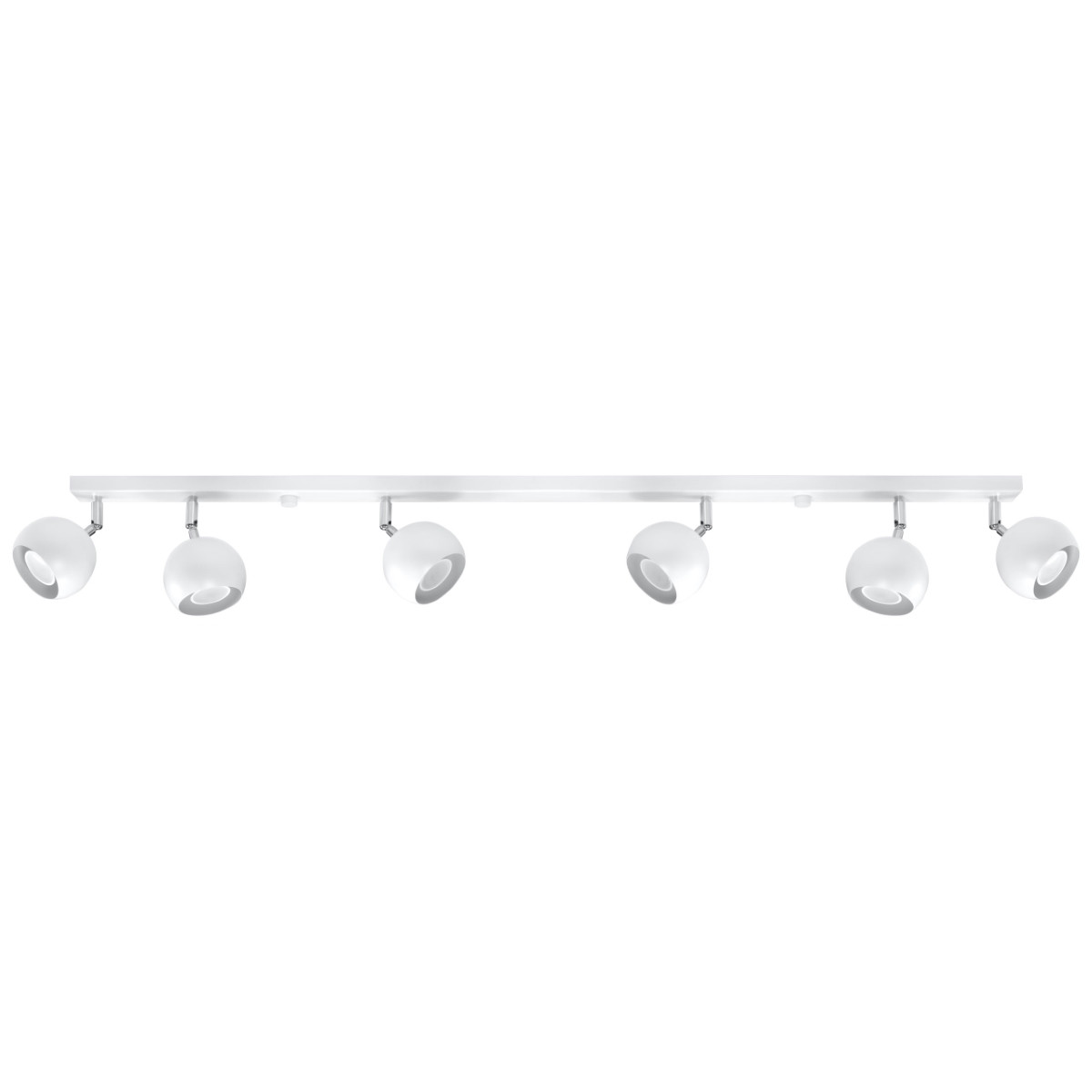 Lámpara de techo OCULARE 6L blanca