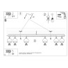 Lampada a soffitto OCULARE 4L bianco