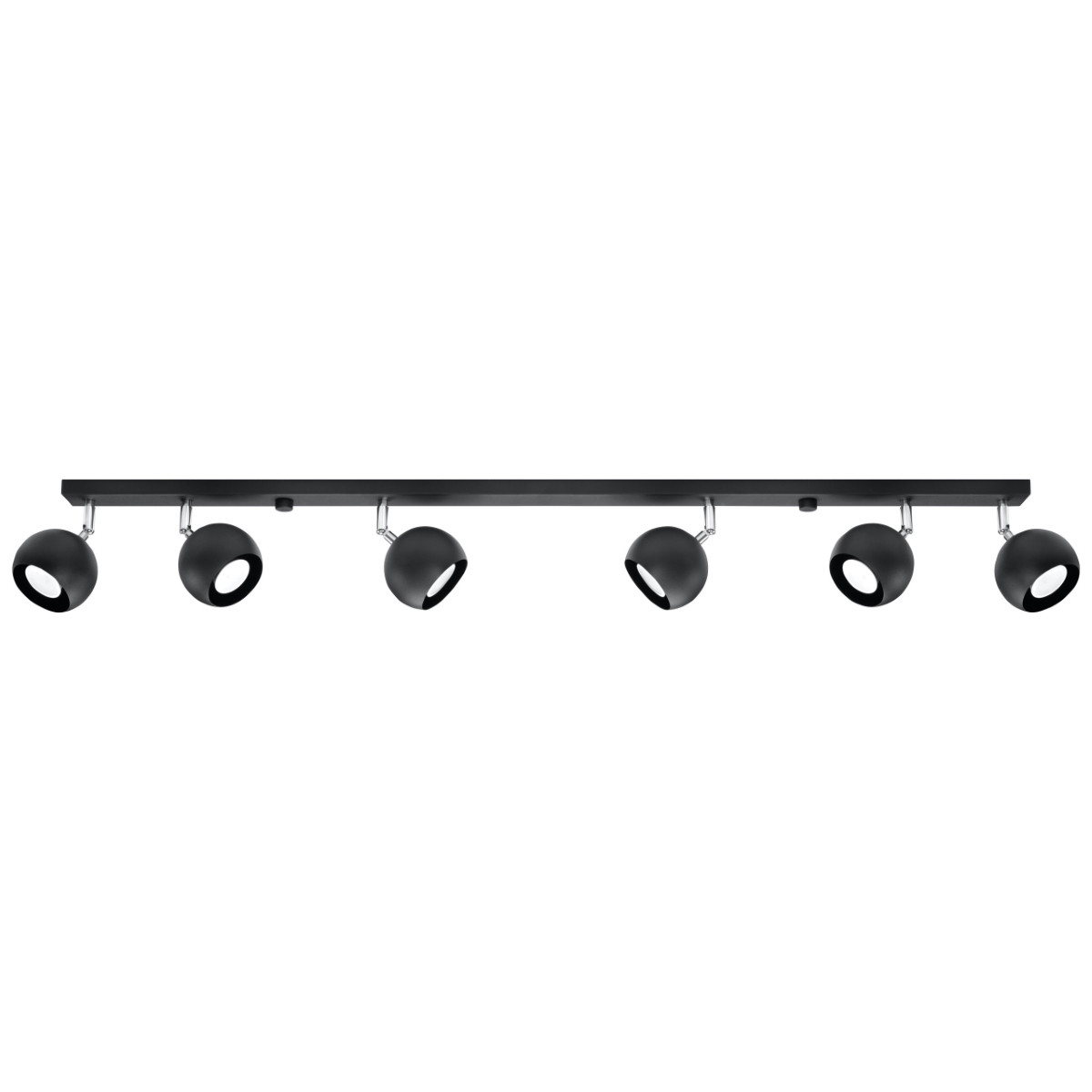 Deckenleuchte OCULARE 4L schwarz