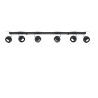 Lampada a soffitto OCULARE 4L nero