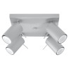 Plafonnier RING 3 gris