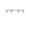 Plafonnier RING 4 gris
