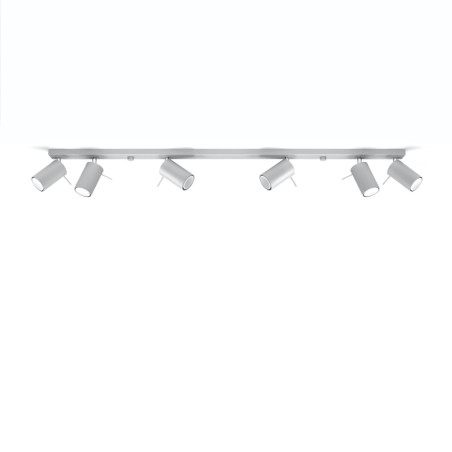 Lámpara de techo RING 6L gris