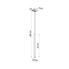 Lampada a soffitto MERIDA 6L bianco