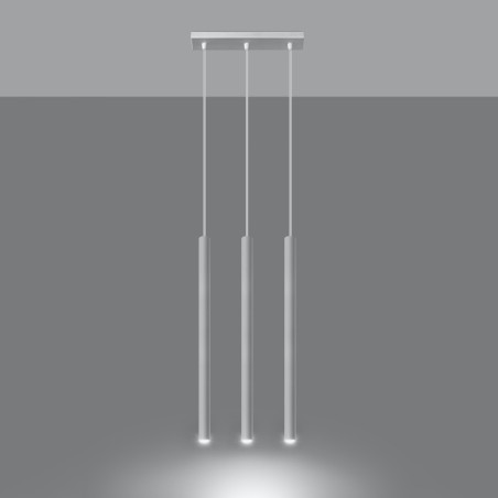 Hängeleuchte PASTELO 3 weiß