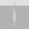 Lampe pendante PASTELO 3P blanc
