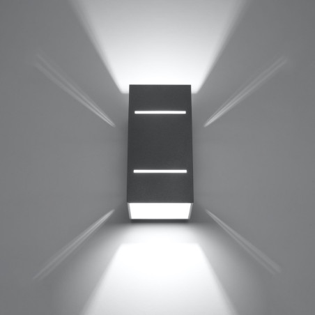 Wall lamp BLOCCO grey