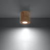 Applique QUAD en bois naturel
