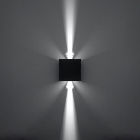 Applique LUCA noir LED IP54