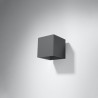 Lâmpada de parede LUCA LED preto IP54