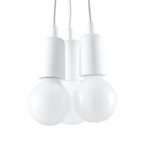 Lampe suspendue DIEGO 1 blanc