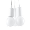 Lampada a sospensione DIEGO 1 bianco